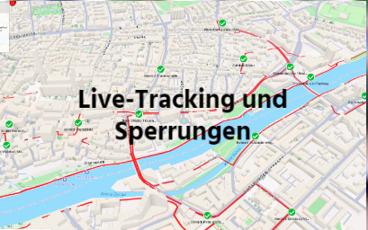 Neu 2023: Live-Tracking von Strecken und Sperrungen beim Einstein-Marathon