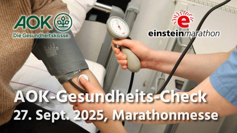 Der AOK-Gesundheitscheck am 27.09.2025 auf der Marathonmesse
