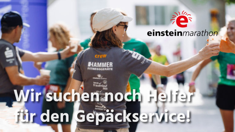Werde Teil des Einstein-Marathons – als Helfer:in mittendrin statt nur dabei!