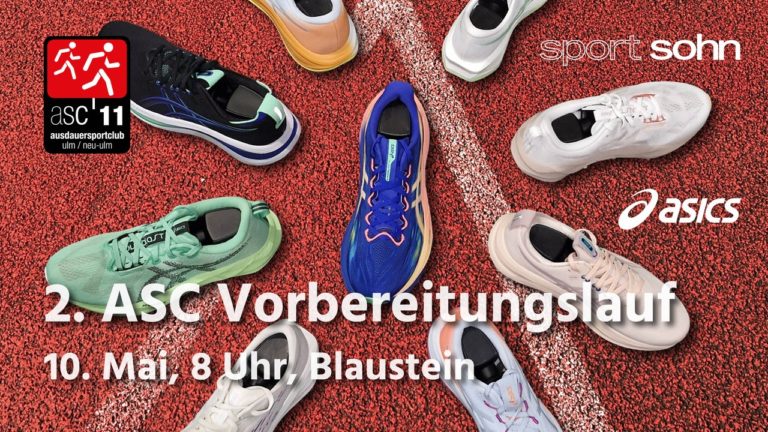 Sei dabei! Zweiter ASC-Vorbereitungslauf am 10. Mai in Blaustein