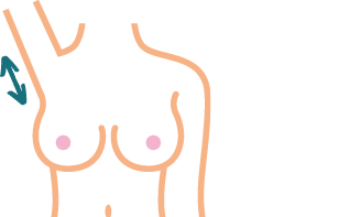 A woman's body with a pink nipple. Beschreibung von KI generiert