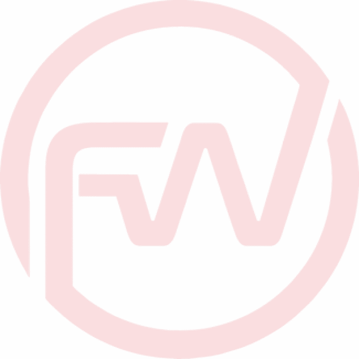 A red circle with the letters FW inside. Beschreibung von KI generiert