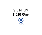 Steinheim 3.020 €/ m2 ￼