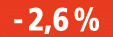  2,6 %