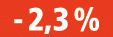  2,3 %