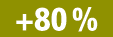 +80 %