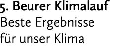 5. Beurer Klimalauf Beste Ergebnisse f r unser Klima