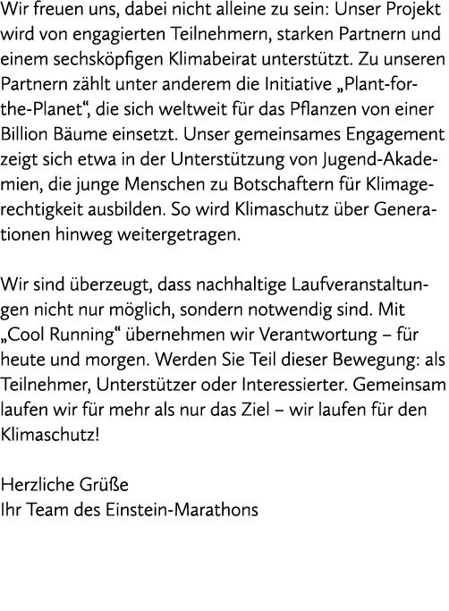 Wir freuen uns, dabei nicht alleine zu sein: Unser Projekt wird von engagierten Teilnehmern, starken Partnern und ein...