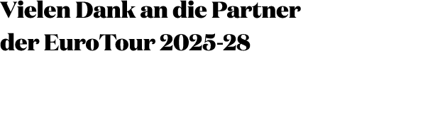 Vielen Dank an die Partner der EuroTour 2025 28