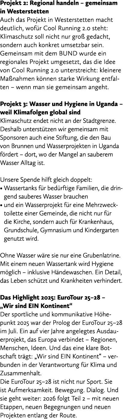 Projekt 2: Regional handeln – gemeinsam in Westerstetten Auch das Projekt in Westerstetten macht deutlich, wof r Cool...