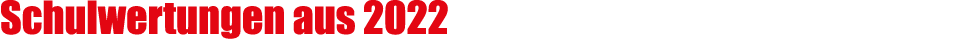 Schulwertungen aus 2022