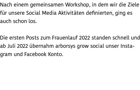 Nach einem gemeinsamen Workshop, in dem wir die Ziele f r unsere Social Media Aktivit ten definierten, ging es auch s...
