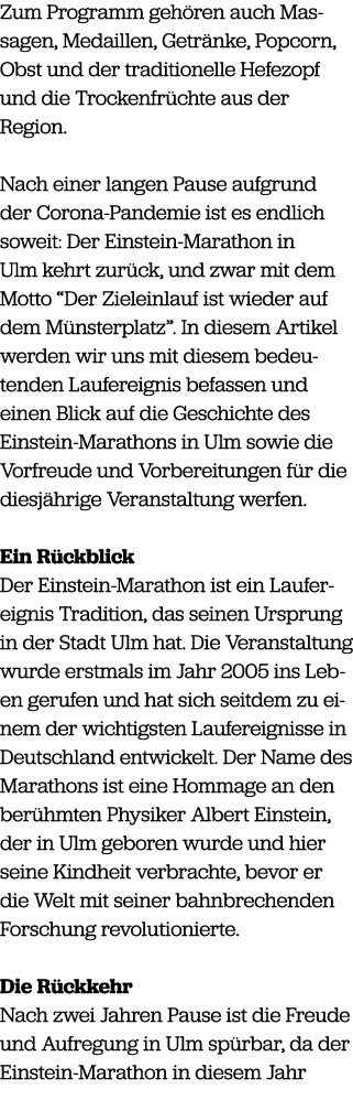 Zum Programm geh ren auch Massagen, Medaillen, Getr nke, Popcorn, Obst und der traditionelle Hefezopf und die Trocken...