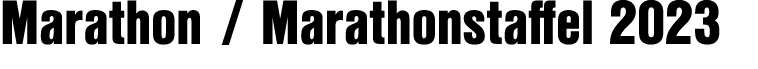 Marathon / Marathonstaffel 2023