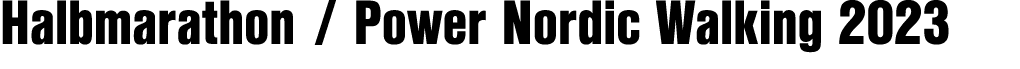 Halbmarathon / Power Nordic Walking 2023