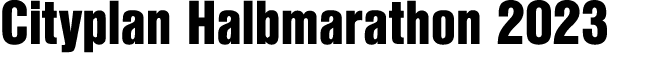 Cityplan Halbmarathon 2023
