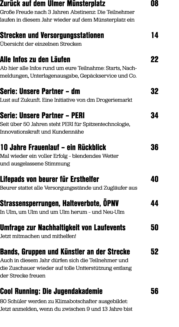 Zur ck auf dem Ulmer M nsterplatz 08 Gro e Freude nach 3 Jahren Abstinenz: Die Teilnehmer laufen in diesem Jahr wiede...