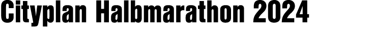 Cityplan Halbmarathon 2024