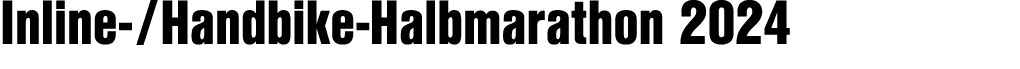 Inline /Handbike Halbmarathon 2024