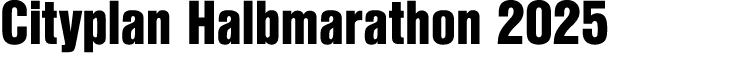 Cityplan Halbmarathon 2025