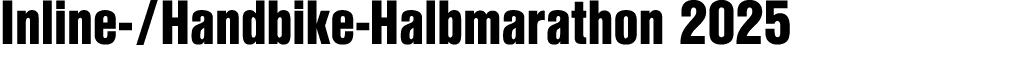 Inline /Handbike Halbmarathon 2025