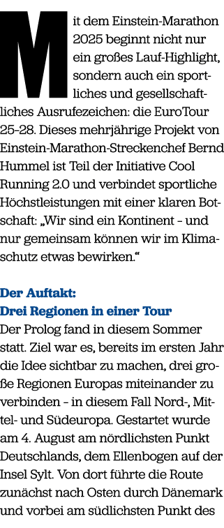 Mit dem Einstein Marathon 2025 beginnt nicht nur ein gro es Lauf Highlight, sondern auch ein sportliches und gesellsc...