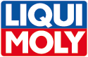 The logo features the word LIQUI in bold white letters on a blue background above the word MOLY in bold white letters on a red background. Beschreibung von KI generiert