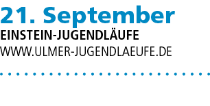 21. September Einstein jugendl ufe www.ulmer jugendlaeufe.de