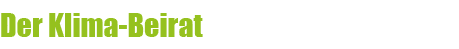 Der Klima Beirat