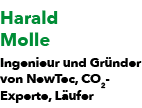 Harald Molle Ingenieur und Gr nder von NewTec, CO2 Experte, L ufer