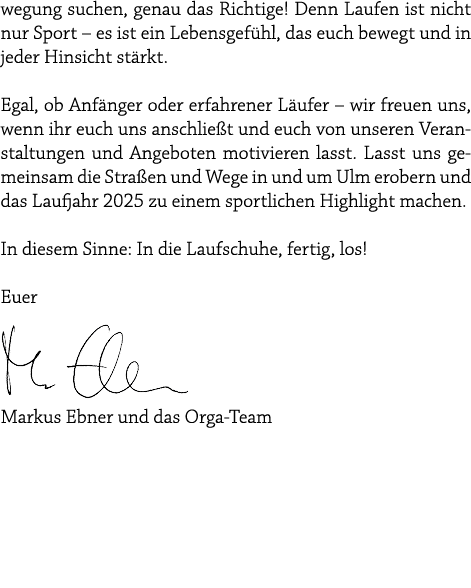 wegung suchen, genau das Richtige! Denn Laufen ist nicht nur Sport – es ist ein Lebensgef hl, das euch bewegt und in ...