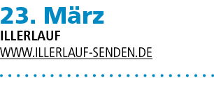 23. M rz Illerlauf www.illerlauf senden.de