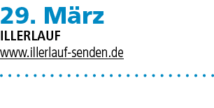 29. M rz Illerlauf www.illerlauf senden.de