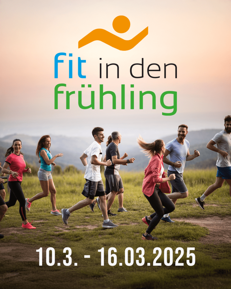 Nächste Woche ist es so weit – die Fitnesswoche „Fit in den Frühling“ startet vom 10. bis 16. März