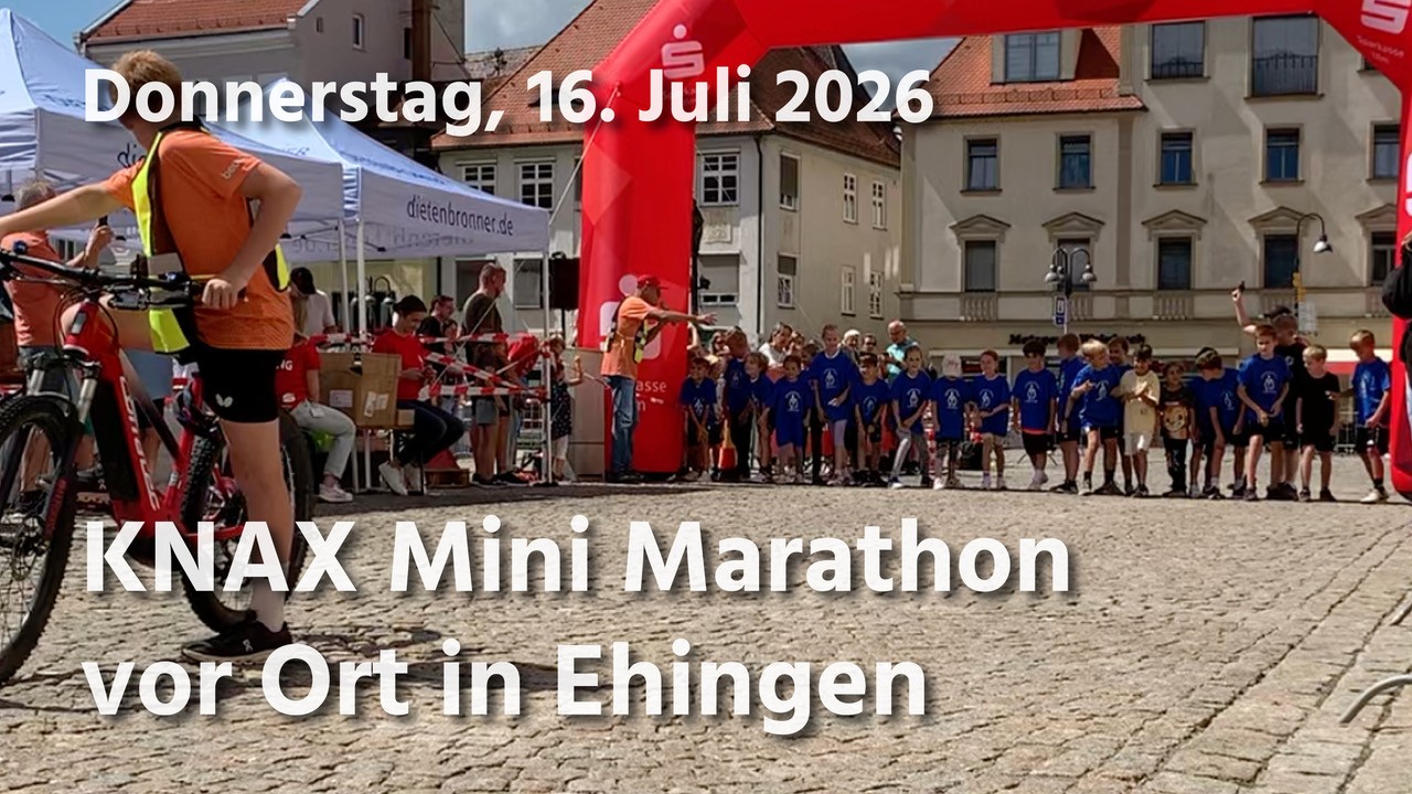 KNAX Kinderläufe Ehingen am 16.Juli  – Bewegung, Spaß und strahlende Kinderaugen!