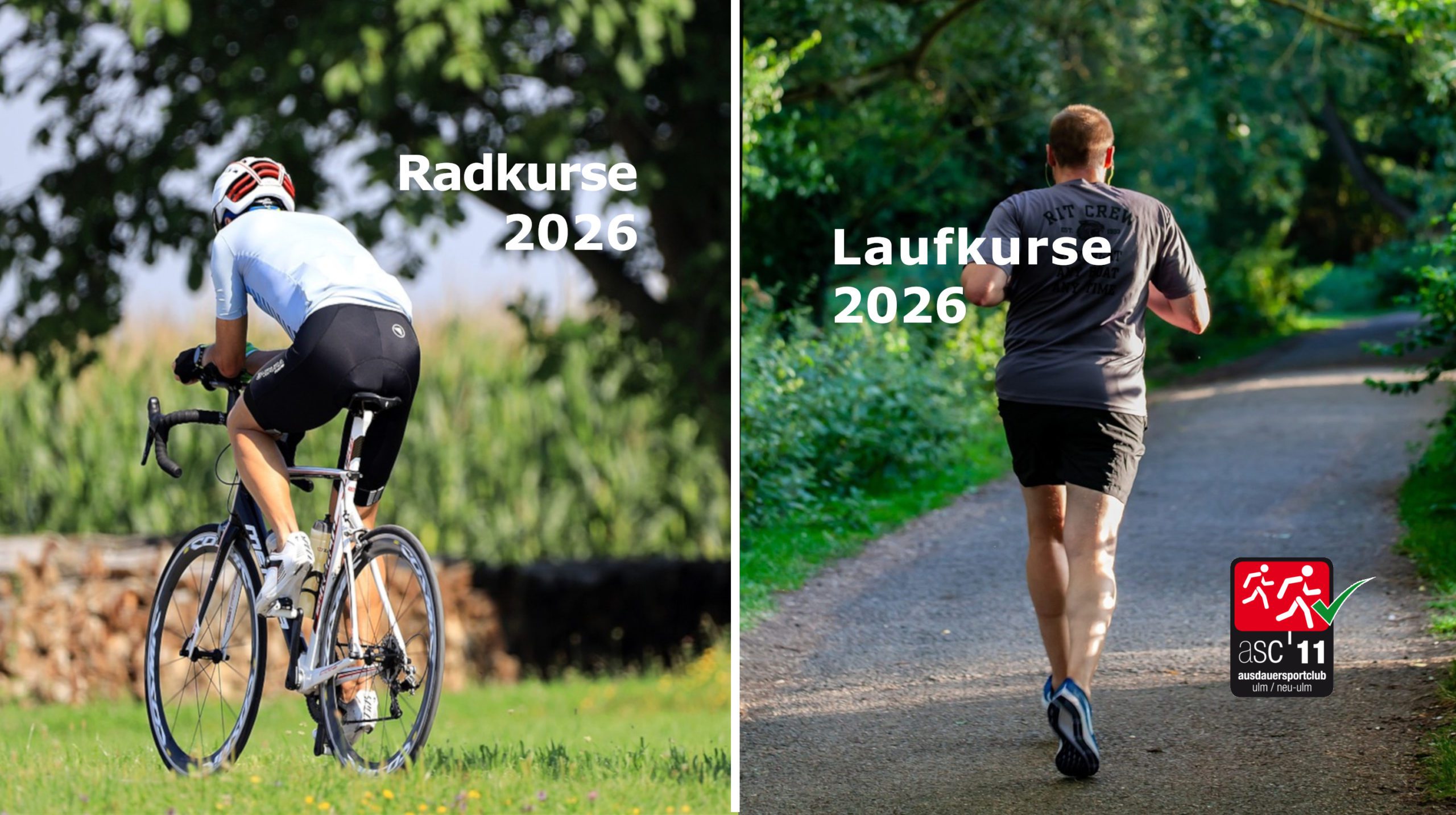 Vielfältiges Angebot an ASC-Rad- und ‑Laufkursen ab Frühjahr 2026