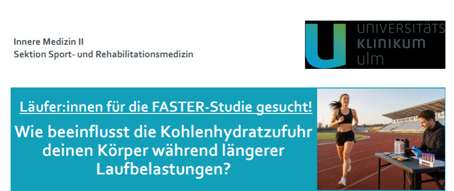FASTER-Studie: Marathonläufer*innen für Forschungsprojekt gesucht