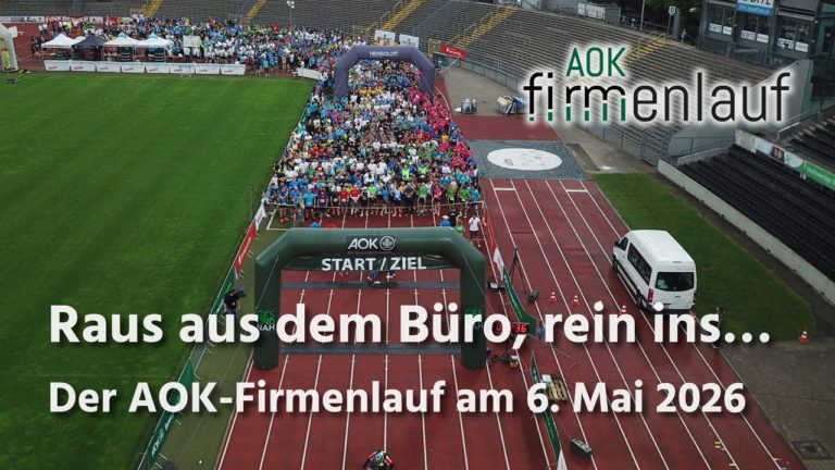 Raus aus dem Büro, rein ins Laufvergnügen – der AOK- Firmenlauf am 6.&nbsp;Mai