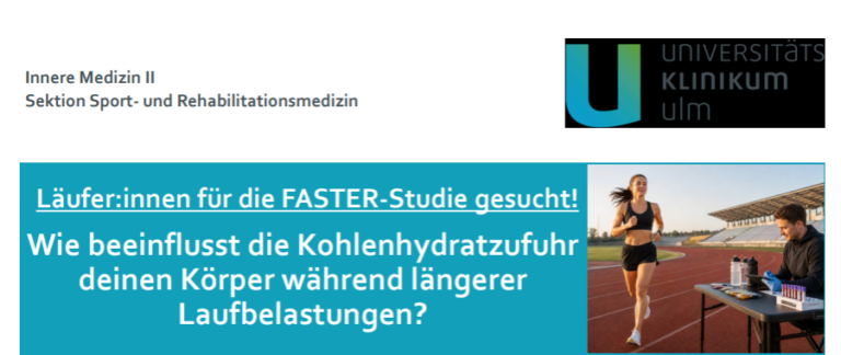 FASTER-Studie: Marathonläufer*innen für Forschungsprojekt gesucht