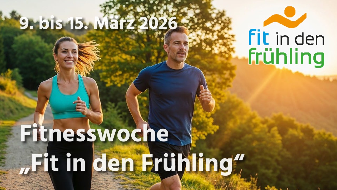 Fitnesswoche „Fit in den Frühling“ vom 09. bis 15. März 2026 – sei dabei!