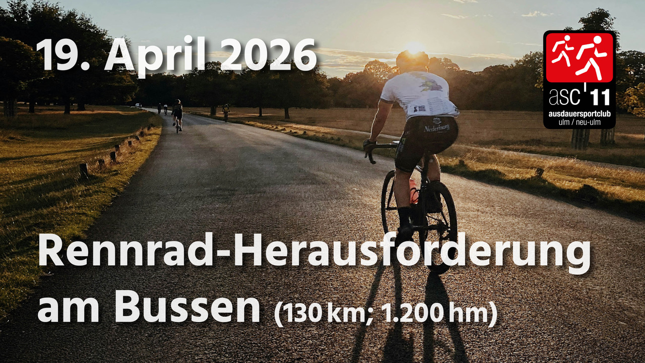 Rennradtour am 19. April – 130 km /1200 hm mit Radguide Tilman