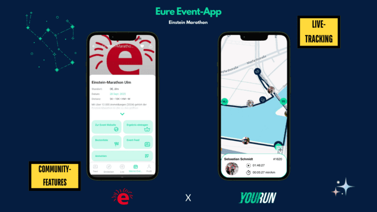 Deine Event-App für den Einstein-Marathon