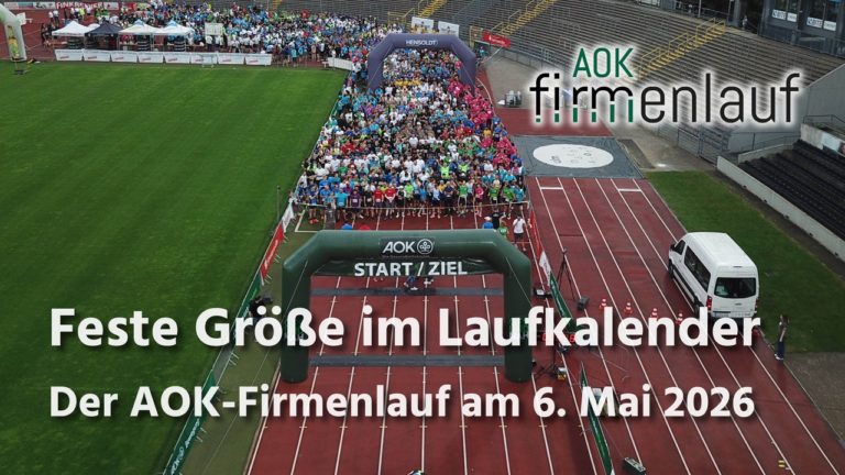 12. AOK Firmenlauf – der virtuelle Teil hat begonnen